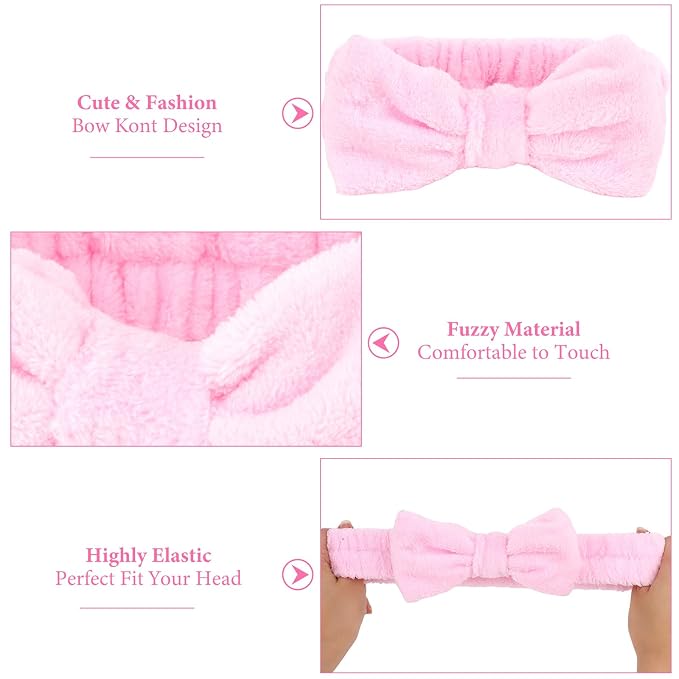 8 Pack Spa Headband for Washing Face - Image 6