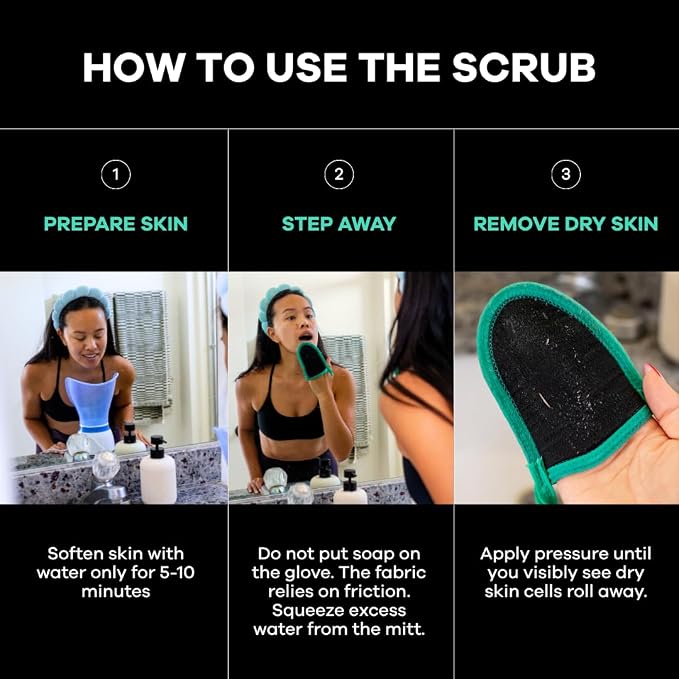 Dermasuri Deep Exfoliating Face Mitt - Image 5