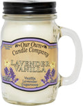 Our Own Candle Company, Lavender Vanilla Scented Mason Jar Candle, 100 Hour by OurOwnCandleCompanycandles