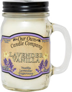 Our Own Candle Company, Lavender Vanilla Scented Mason Jar Candle, 100 Hour by OurOwnCandleCompanycandles