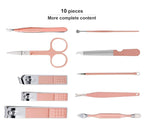 Manicure Set, Travel Mini Nail Clippers Kit Pedicure Care Tools - Image 3