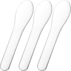 Pndeyo 3pcs Mini Stainless Steel Makeup Spatula, Reusable Cosmetic Cream by Pndeyo