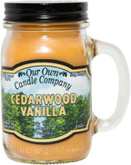 Our Own Candle Company, Cedarwood Vanilla Scented Mason Jar Candle, 100 Hour by OurOwnCandleCompanycandles