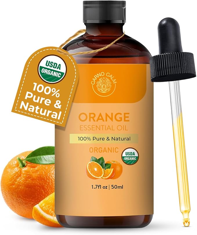 Organic Sweet Orange Essential Oil 50 Ml | USDA Certified Organic | Sweet - Image 2