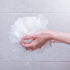 BTYMS 4 Pieces Shower Loofahs Bath Sponges 60g/pcs Mesh Puffs Body Scrub Luffas - Image 5