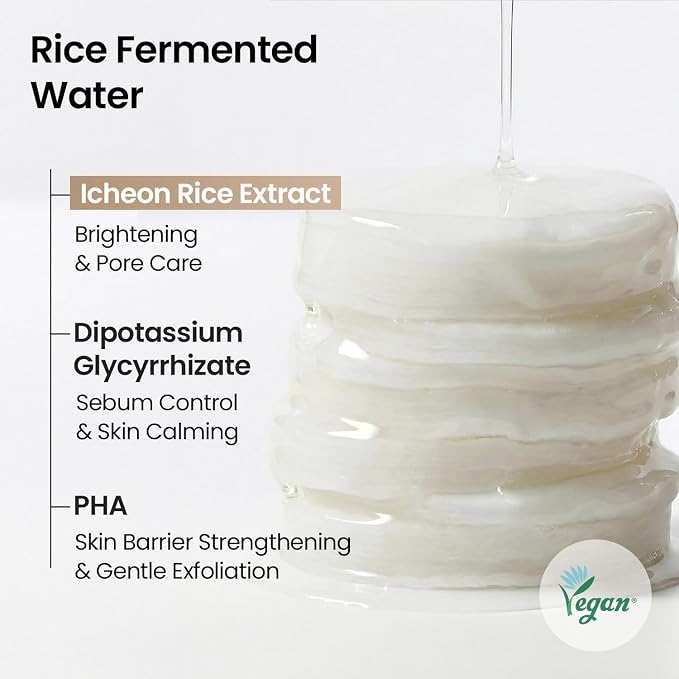 SKINFOOD Rice Brightening Toner Pad, Korean Skincare Face Toner Pads - Image 5