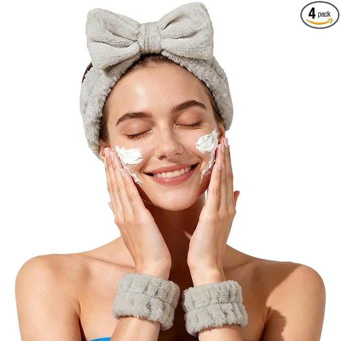 Fmeida Skincare Headband, Spa Headband and Wrist Bands by Fmeida