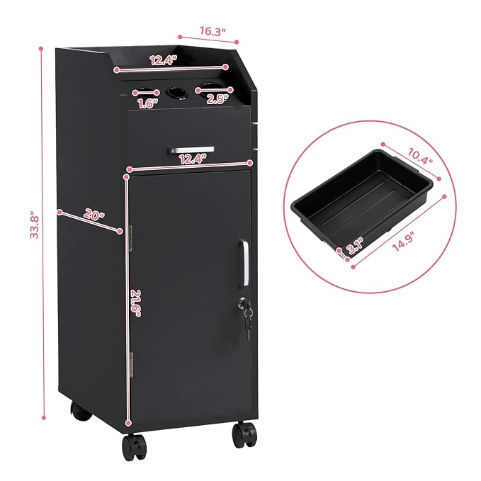 Winado Hair Salon Storage Cart - Image 3