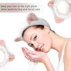 AHONEY Makeup Spa Headband Face Wash Headband - Image 3