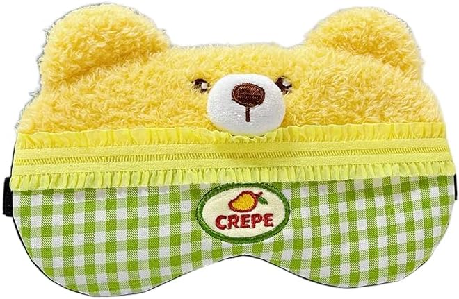 PERFECTSIGHT Sleep Eye Masks, Cute Plush Sleep Eye Cover Lightweight Adjustable by PERFECTSIGHT