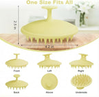 Silicone Scalp Massager Shampoo Brush, Scalp Brush - Image 2