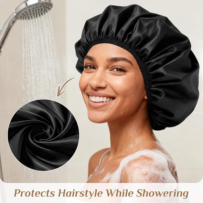 Extra Large Waterproof Shower Cap - Image 2