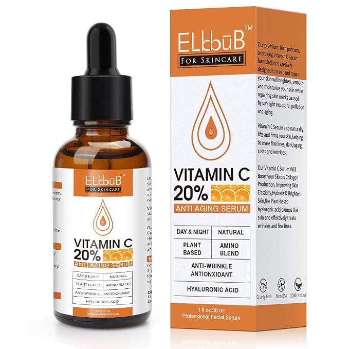 Premium 20% Vitamin C Serum For Face by NourishYourSkinNaturally