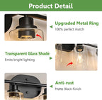 Ascher 4-Light Bathroom Light Fixtures, Modern Vanity Lights - Image 7
