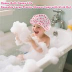 18 Pack Shower Caps for Women, Waterproof Reusable & Disposable Adjustable Bath - Image 6