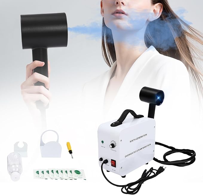 Nano Hair Steamer Spray Machine, 1300W Multifunctional Nano Steam Gun, - Image 2