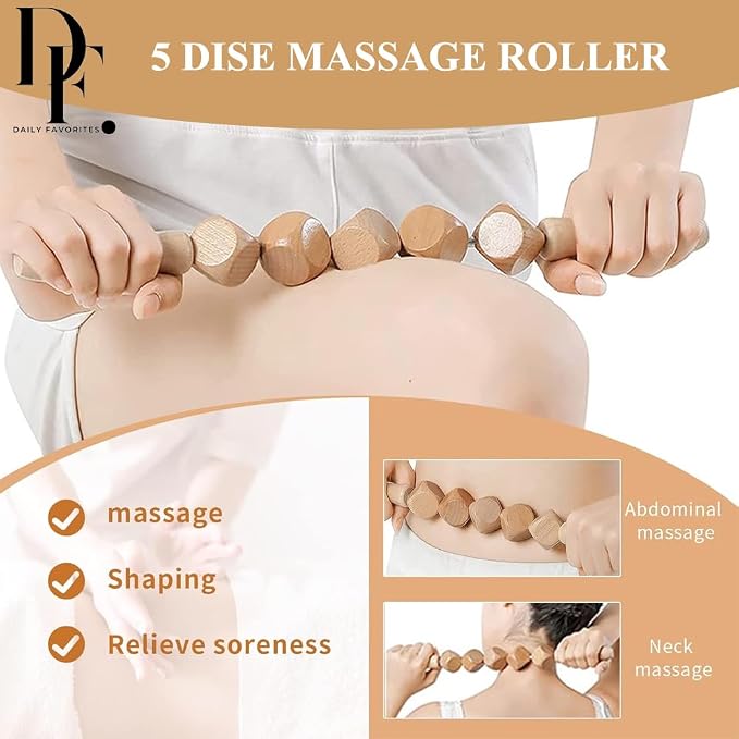 10-in-1 Wood Therapy Massage Tools – Lymphatic Drainage Tools - Image 8