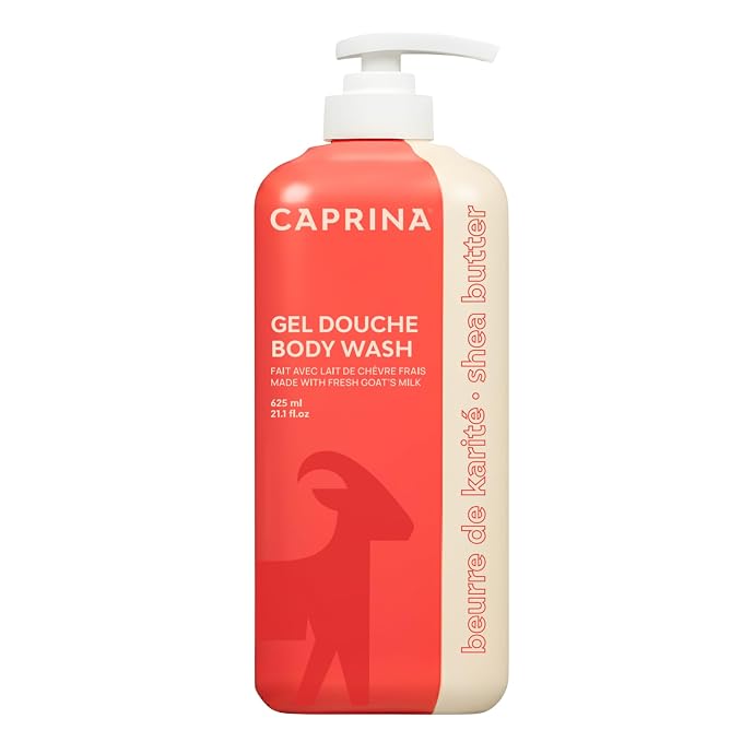 Caprina Amazing Body Wash, Shea Butter, 16.9 oz, by Caprina