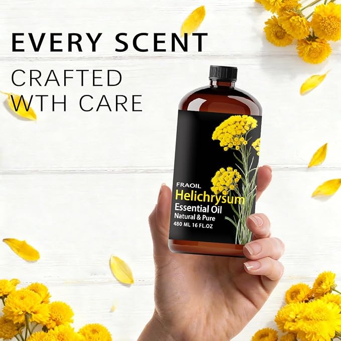 Helichrysum Essential Oil, Helichrysum Oil 16 Fl Oz 480 ML - Image 3