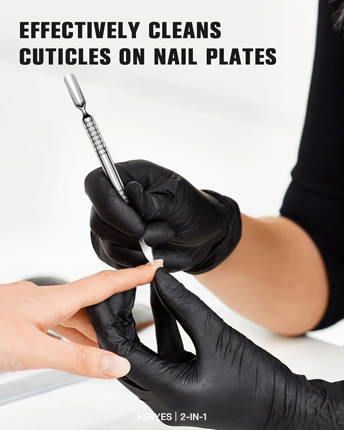 2025 Upgraded Dual Head Cuticle Pusher Remover Tool - Image 5