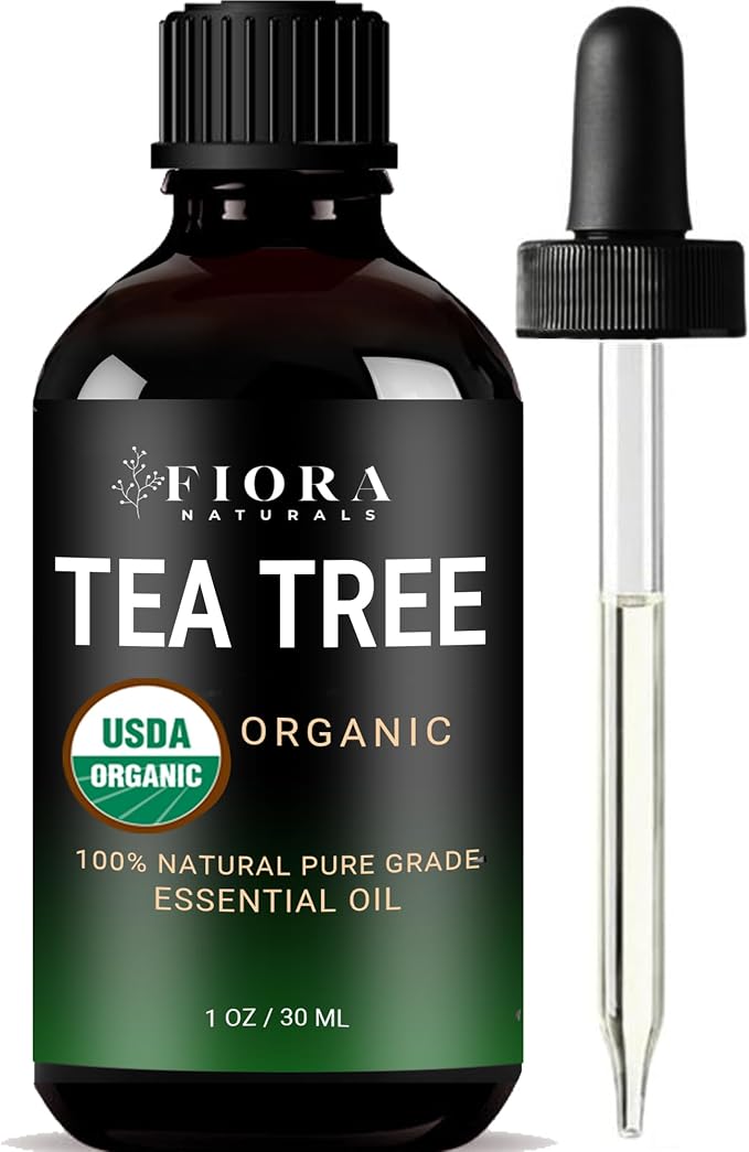 Tea Tree Oil – 100% Pure Organic Tea Tree Essential Oil by FioraNaturals