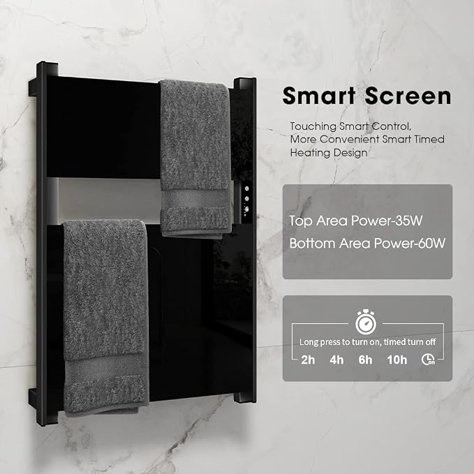 Heated Towel Rack for Bathroom, Towel Warmer - Image 3