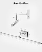 VONLUCE 36" LED Bathroom Vanity Light, 3CCT Modern LED Vanity Lights - Image 6