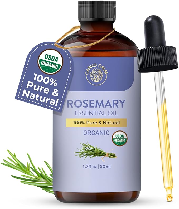 Rosemary Essential Oil | USDA Certified Organic Rosemary Oil - Image 2