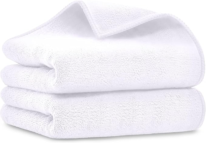 UNIMADE Salon Towels 2 Pack, Super Soft Microfiber Hand Towel, Highly Absorbent by Unimade