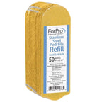 ForPro Professional Collection Stainless Steel Pedi File Refill, 180 Grit by ForProProfessionalCollection