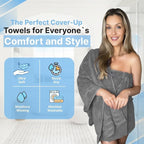 Infinitee Xclusives 100% Cotton Luxury Bath Towels Set of 2 - Image 4