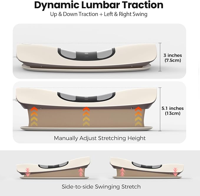 Lower Back Massager with Heat, Back Stretcher - Image 3