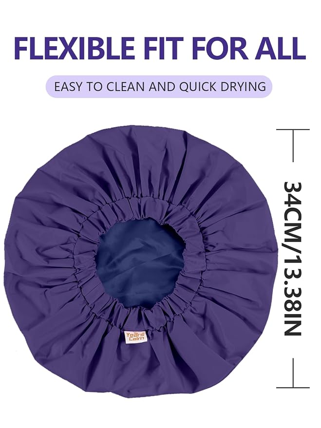 Years calm Reusable Waterproof Shower Caps - Image 4