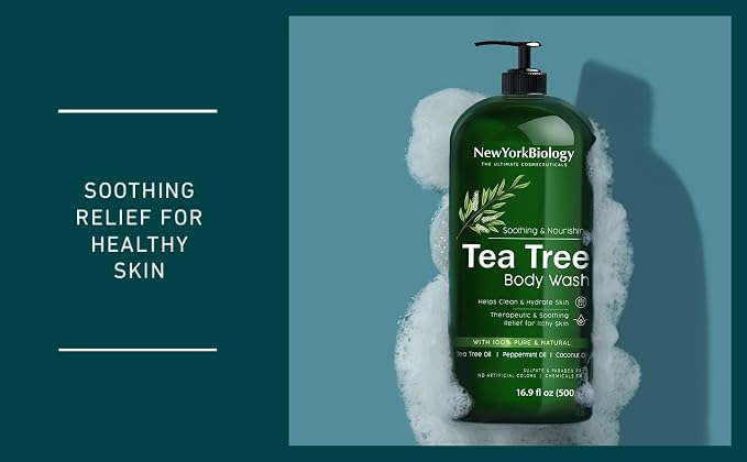 New York Biology Tea Tree Body Wash - Image 4
