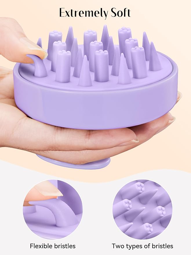 HEETA Hair Scalp Massager Brush, Updated Scalp Exfoliator - Image 2