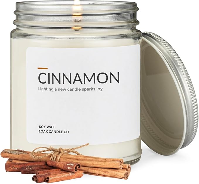1OAK Cinnamon Candle by 1OAKCandleCo