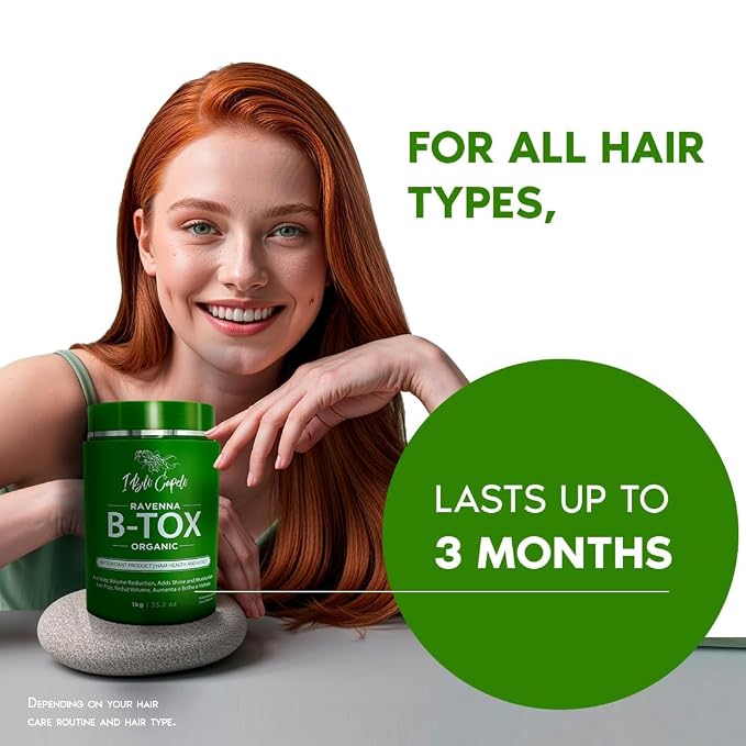 I Belli Capelli Ravenna B-tox Organic Smoothing Mask, Repair Oil, and Deep - Image 4