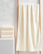 sakano 4-Piece Bath Towel Set, Quick-Dry Absorbent Lint Free & Launder Soft - Image 3
