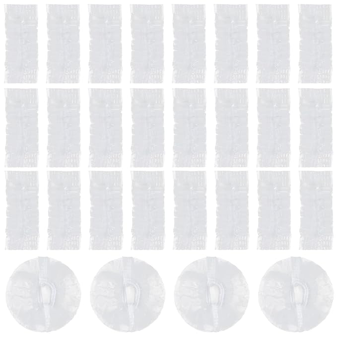 200PCS Disposable Ear Covers for Shower, Waterproof Plastic Ear-Protectors for by Unknown