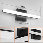 LED Bathroom Vanity Light 16in 3 Color Temperature Over Mirror Lighting Fixture - Image 4