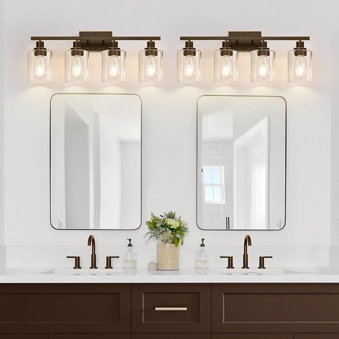 MOKATNG 4-Light Bathroom Light Fixtures, Vanity Light - Image 6