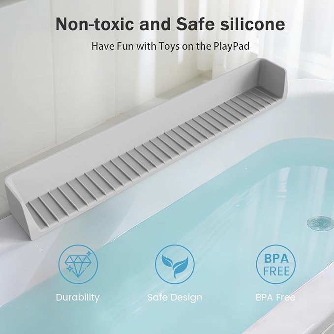 Bathtub Splash Guard PlayPad Shelf Area - Image 4