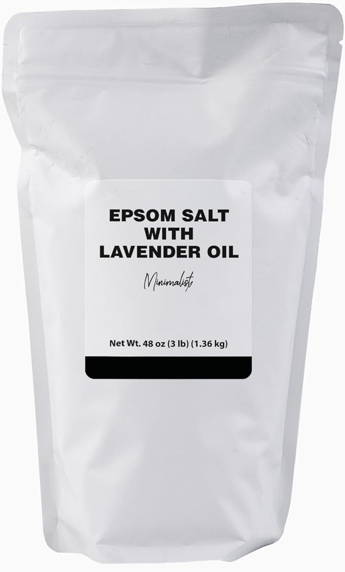 Minimalist Epsom Salt with Lavender Oil, Packaged by Minimalist