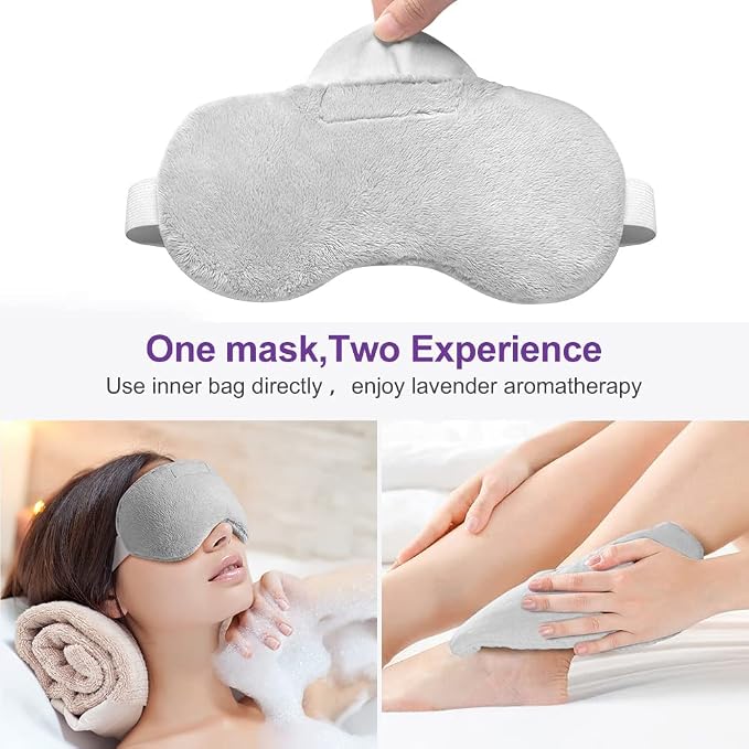 Umisleep Lavender Eye Mask, Aromatherapy Weighted Sleep Mask - Image 5