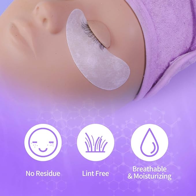 VEYES INC 50 Pairs 100% Natural Aloe Extract Under Eye Gel Pads Hydrogel Eye - Image 6