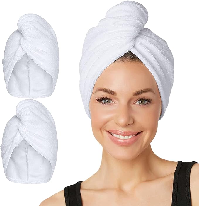 Turbie Twist 2-Pack Microfiber Hair Towel by TurbieTwist
