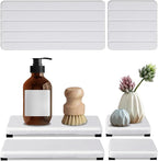4PCS Stone Drying Tray for Bathroom Sink and Kitchen Counter, Fast Drying by Unknown