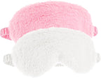 2 Pcs Plush Fluffy Eye Mask Soft Sleeping Blindfold Eye Cover Comfortable Furry - Image 7