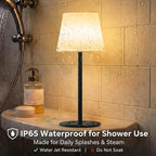 EZVALO Spa-Like Shower Lamp – IP65 Waterproof Bathroom Lamp, Rechargeable - Image 2