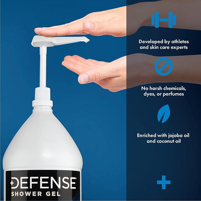Defense Soap Tea Tree Body Wash Shower Gel 1 Gallon | Organic Tea Tree Oil & - Image 4
